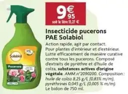 LaMaison.fr Insecticide pucerons PAE Solabiol offre