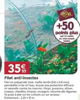 LaMaison.fr Filet anti-insectes offre