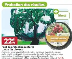 LaMaison.fr Filet de protection renforcé contre les oiseaux offre