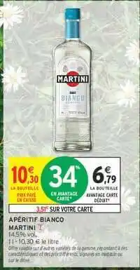 Intermarché Hyper Apéritif Bianco Martini offre