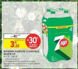 Intermarché Hyper Boisson Gazeuse Classique Seven Up offre