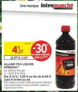 Intermarché Hyper Allume Feu Liquide Domédia offre