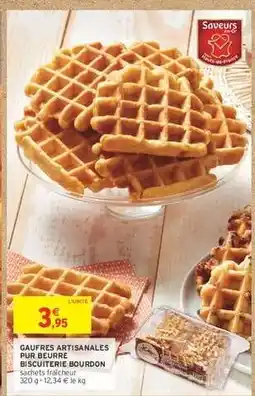 Intermarché Hyper Gaufres Artisanales Pur Beurre offre