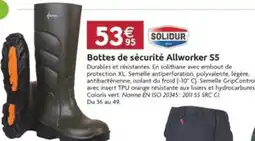 LaMaison.fr Bottes de sécurité allworker s5 offre