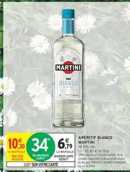 Intermarché Contact Apéritif Bianco Martini offre