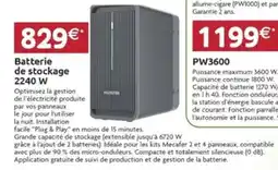 LaMaison.fr Batterie de stockage 2240 w offre