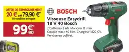LaMaison.fr BOSCH Visseuse Easydrill 18 V 40 Bosch offre