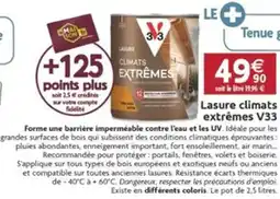 LaMaison.fr Lasure climats extrêmes V33 offre