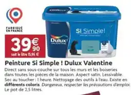 LaMaison.fr Peinture si simple dulux valentine offre