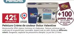 LaMaison.fr Peinture crème de couleur dulux valentine offre