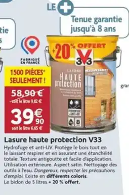 LaMaison.fr Lasure haute protection v33 offre