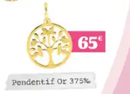 Carrefour Pendentif Or 375% offre