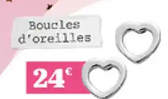 Carrefour Boucles d'oreilles offre