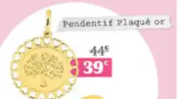 Carrefour Pendentif Plaqué or offre