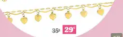 Carrefour Bracelets acier doré offre