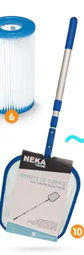 b&m NEKA PISCINE Épuisette manche téléscopique offre