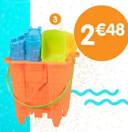 b&m Seau de plage château fort accessoires offre