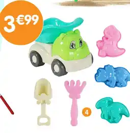 b&m Set jeux de plage dinosaures avec accessoires offre