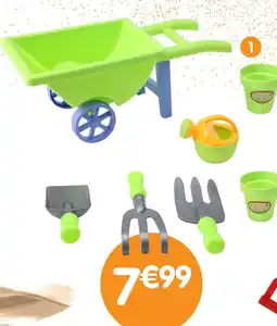 b&m Set jeux de plage brouette de jardinage avec outils offre