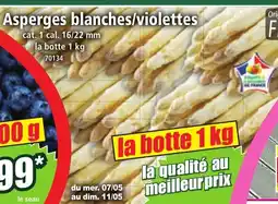Norma Asperges blanches violettes offre
