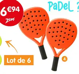 b&m Set de raquettes de padel : offre