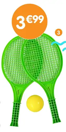 b&m Set mini raquettes et balle offre