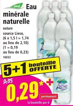 Norma Eau minérale naturelle offre
