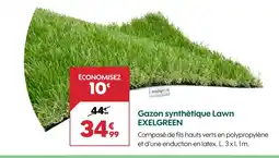 Truffaut EXELGREEN Gazon synthétique Lawn offre