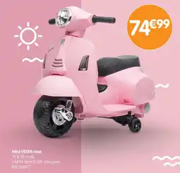 b&m Mini VESPA rose offre