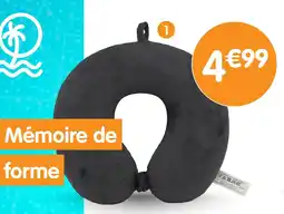 b&m Coussin de voyage mémoire de forme offre