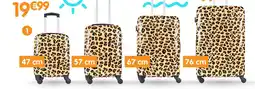 b&m Valise abs léopard offre