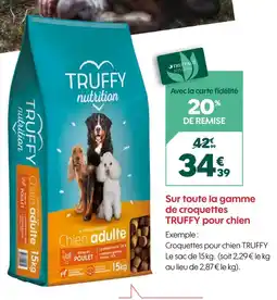 Truffaut Truffy Croquettes pour chien offre