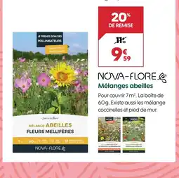 Truffaut NOVA-FLORE Mélanges abeilles offre