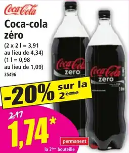 Norma Coca-cola zéro offre