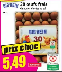 Norma 30 oeufs frais offre