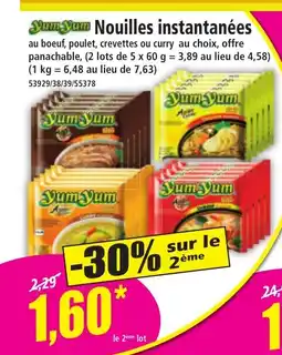 Norma Nouilles instantanées offre