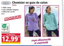 Norma Chemisier en gaze de coton offre