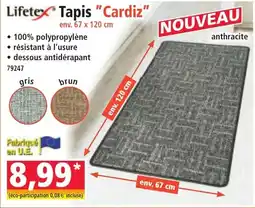 Norma Lifetex tapis cardiz offre