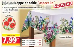 Norma Nappe de table aspect lin offre