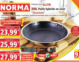 Norma Poêle hybride en acier quantum offre