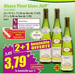 Norma Alsace pinot blanc aop offre
