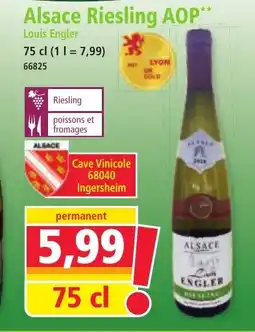 Norma Alsace riesling aop offre