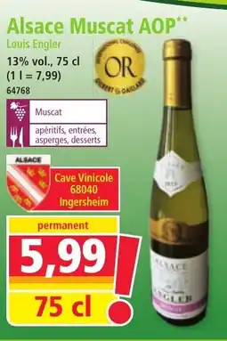 Norma Alsace muscat aop offre