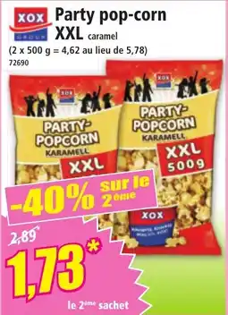 Norma Party pop-corn xxl caramel offre