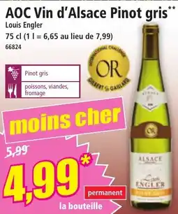 Norma Aoc vin d'alsace pinot gris offre