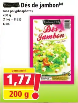 Norma Dés de jambon offre