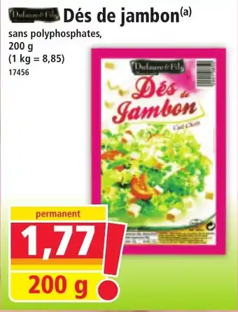 Norma Dés de jambon offre