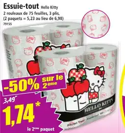 Norma Essuie-tout hello kitty offre