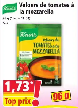 Norma Knorr Velours de tomates à la mozzarella offre