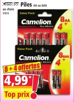 Norma Camelion Piles offre